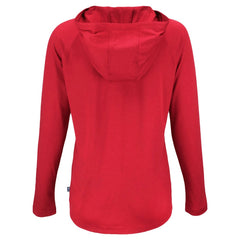 Cincinnati Reds Cutter & Buck Women's Stars And Stripes Coastline Epic Comfort Eco Recycled Hoodie Raglan Long Sleeve T-Shirt - MLB