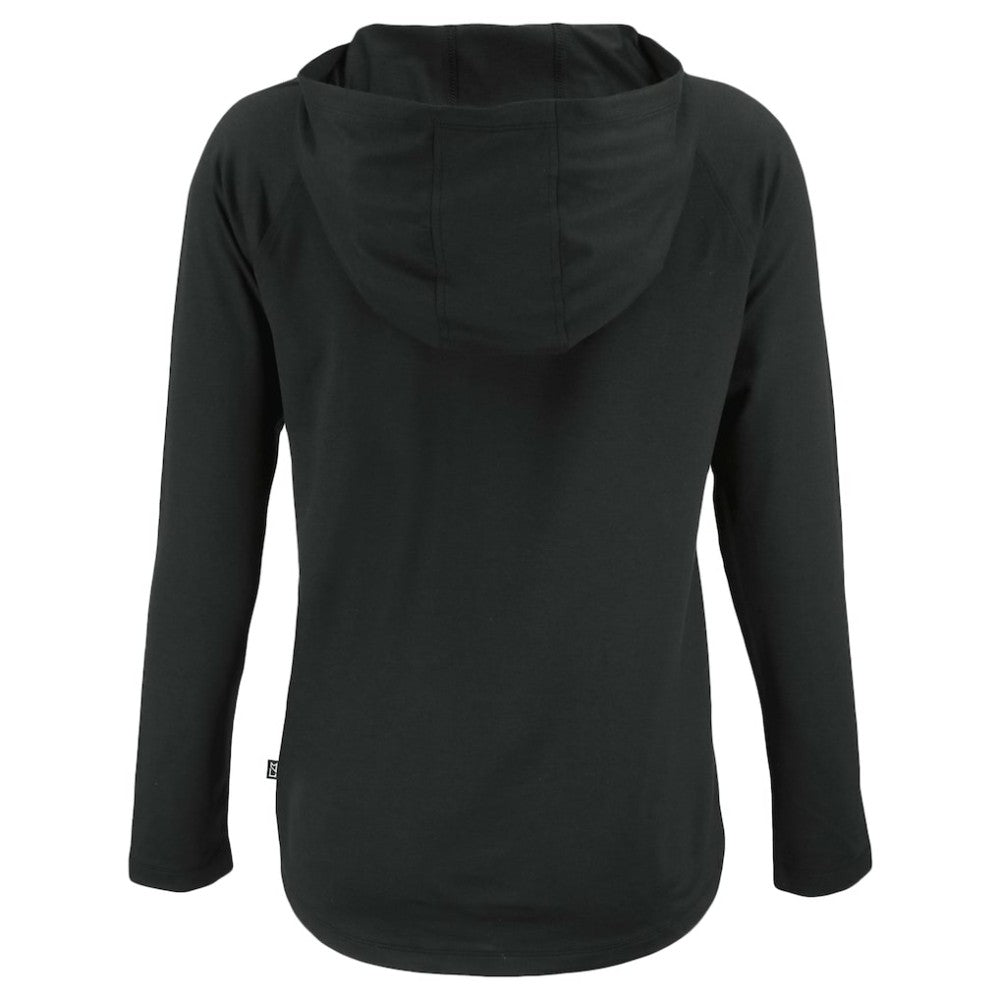Pittsburgh Pirates Cutter & Buck Women's  Coastline Epic Comfort Eco Recycled Hoodie Raglan Long Sleeve T-Shirt - MLB