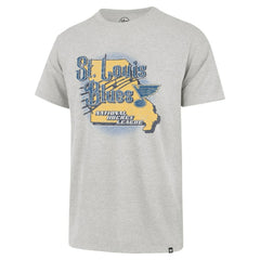 St. Louis Blues '47 Regional Localized Franklin T-Shirt - Gray - NHL
