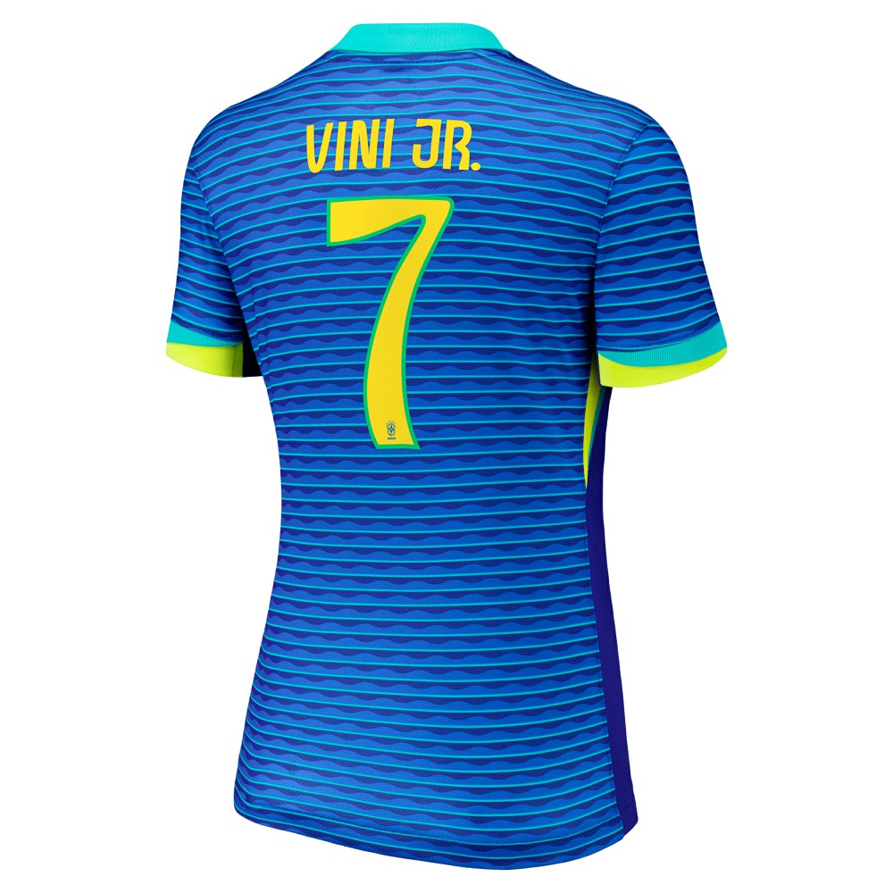 Vini Jr. Brazil National Team Women's 2024 Away Replica Jersey Blue | Nike Online