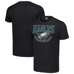 Philadelphia Eagles Starter 80s Inspired Team Logo T-Shirt Black | NFL