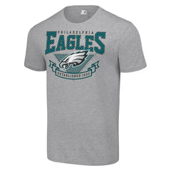 Philadelphia Eagles Starter 80s Inspired Team Logo T-Shirt Heather Gray | NFL