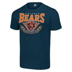 Chicago Bears Starter 80s Inspired Team Logo T-Shirt Navy | NFL