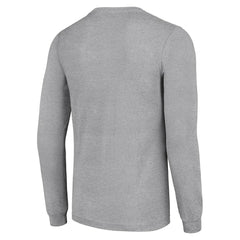 Green Bay Packers Starter '80s Inspired Team Logo Long Sleeve T-Shirt Heather Gray | NFL
