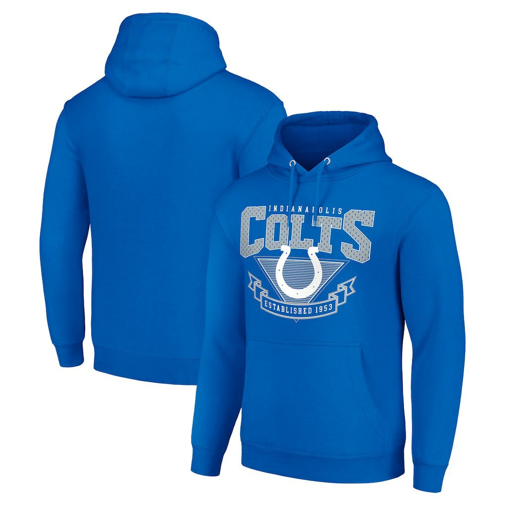 Indianapolis Colts Starter ‘80s Inspired Pullover Hoodie Royal | NFL
