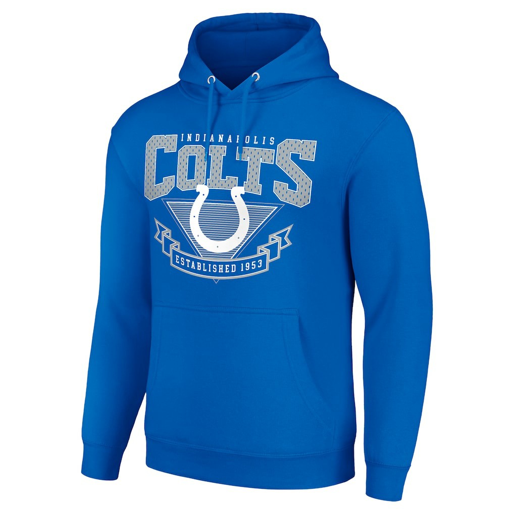Indianapolis Colts Starter ‘80s Inspired Pullover Hoodie Royal | NFL