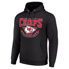 Kansas City Chiefs Starter ‘80s Inspired Pullover Hoodie Black | NFL