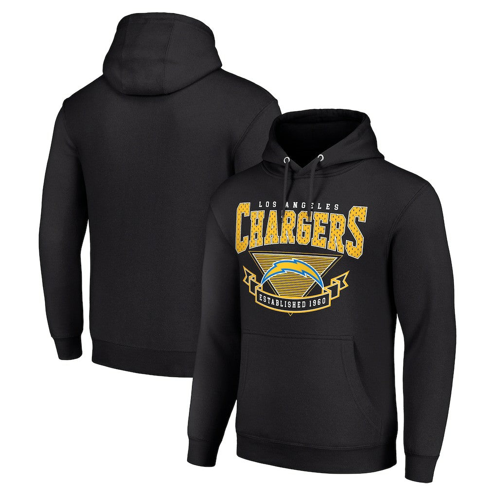 Los Angeles Chargers Starter ‘80s Inspired Pullover Hoodie Black | NFL