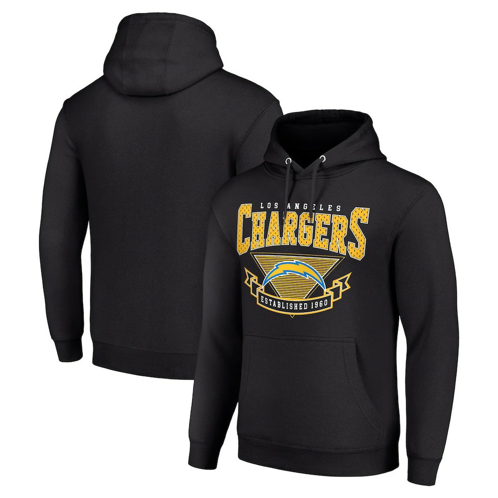 Los Angeles Chargers Starter ‘80s Inspired Pullover Hoodie Black | NFL