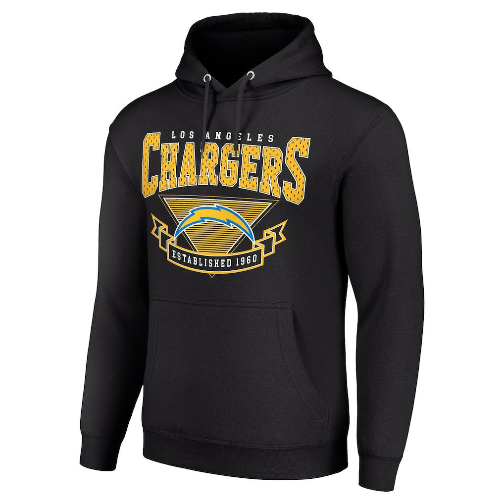 Los Angeles Chargers Starter ‘80s Inspired Pullover Hoodie Black | NFL