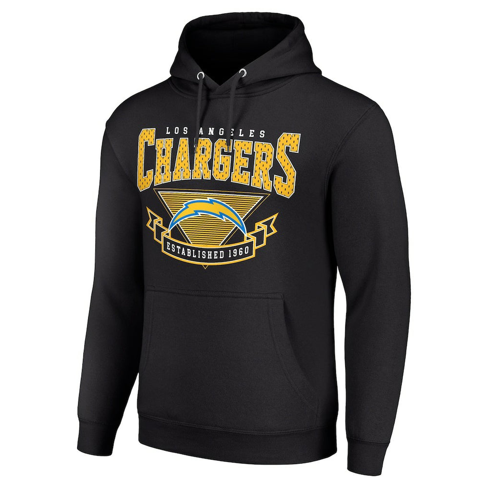 Los Angeles Chargers Starter ‘80s Inspired Pullover Hoodie Black | NFL