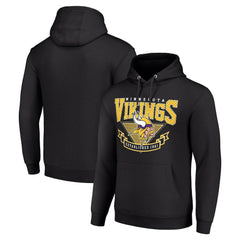 Minnesota Vikings Starter ‘80s Inspired Pullover Hoodie Black | NFL
