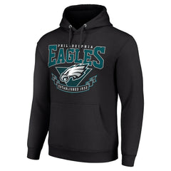 Philadelphia Eagles Starter ‘80s Inspired Pullover Hoodie Black | NFL