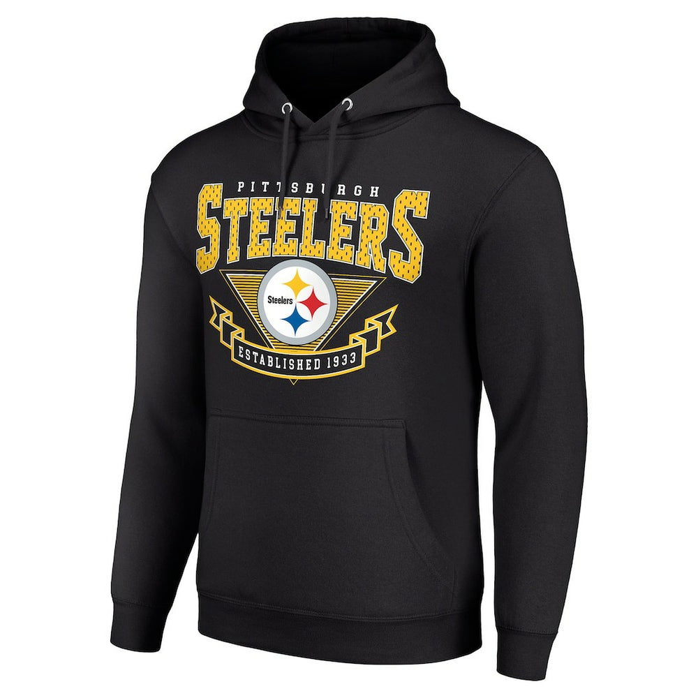 Pittsburgh Steelers Starter ‘80s Inspired Pullover Hoodie Black | NFL