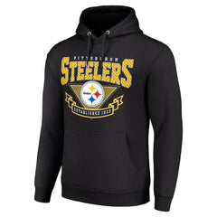 Pittsburgh Steelers Starter ‘80s Inspired Pullover Hoodie Black | NFL