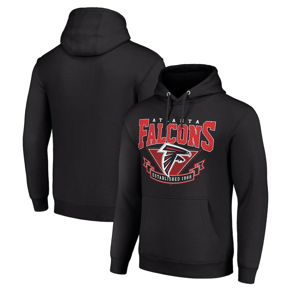Atlanta Falcons Starter ‘80s Inspired Pullover Hoodie Black | NFL