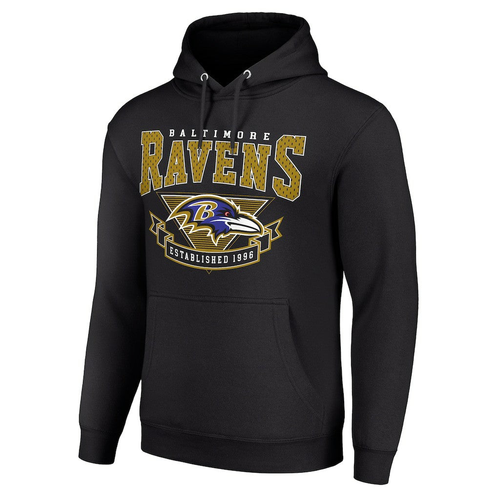 Baltimore Ravens Starter ‘80s Inspired Pullover Hoodie Black | NFL