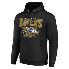 Baltimore Ravens Starter ‘80s Inspired Pullover Hoodie Black | NFL