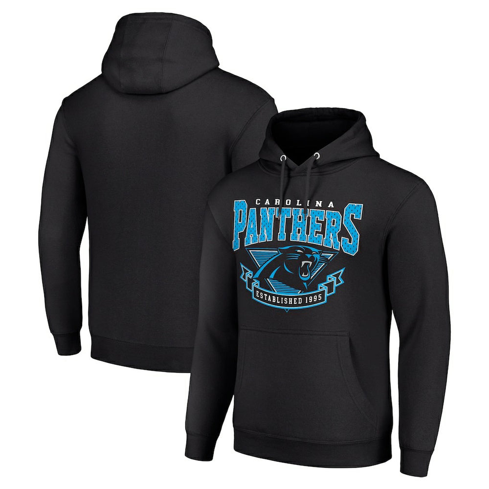 Carolina Panthers Starter ‘80s Inspired Pullover Hoodie Black | NFL
