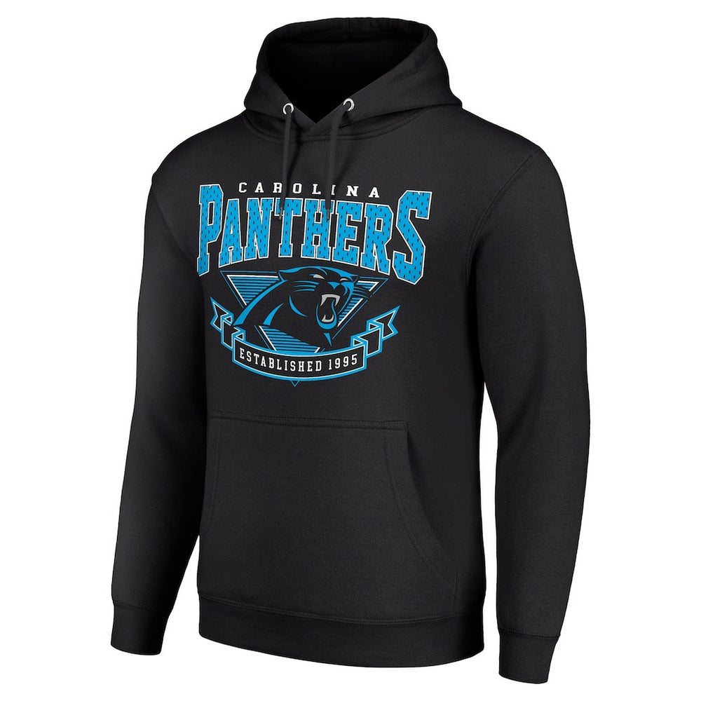 Carolina Panthers Starter ‘80s Inspired Pullover Hoodie Black | NFL