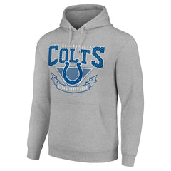 Indianapolis Colts Starter ‘80s Inspired Pullover Hoodie Heather Gray | NFL