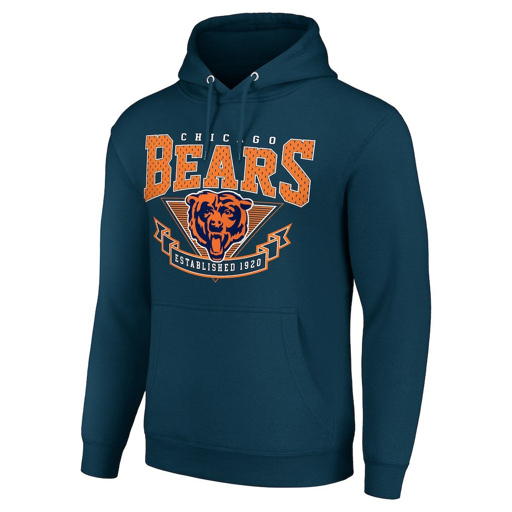 Chicago Bears Starter ‘80s Inspired Pullover Hoodie Navy | NFL