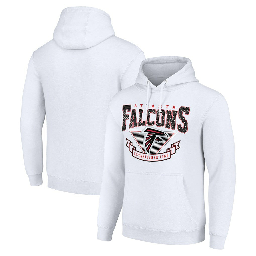 Atlanta Falcons Starter ‘80s Inspired Pullover Hoodie White | NFL