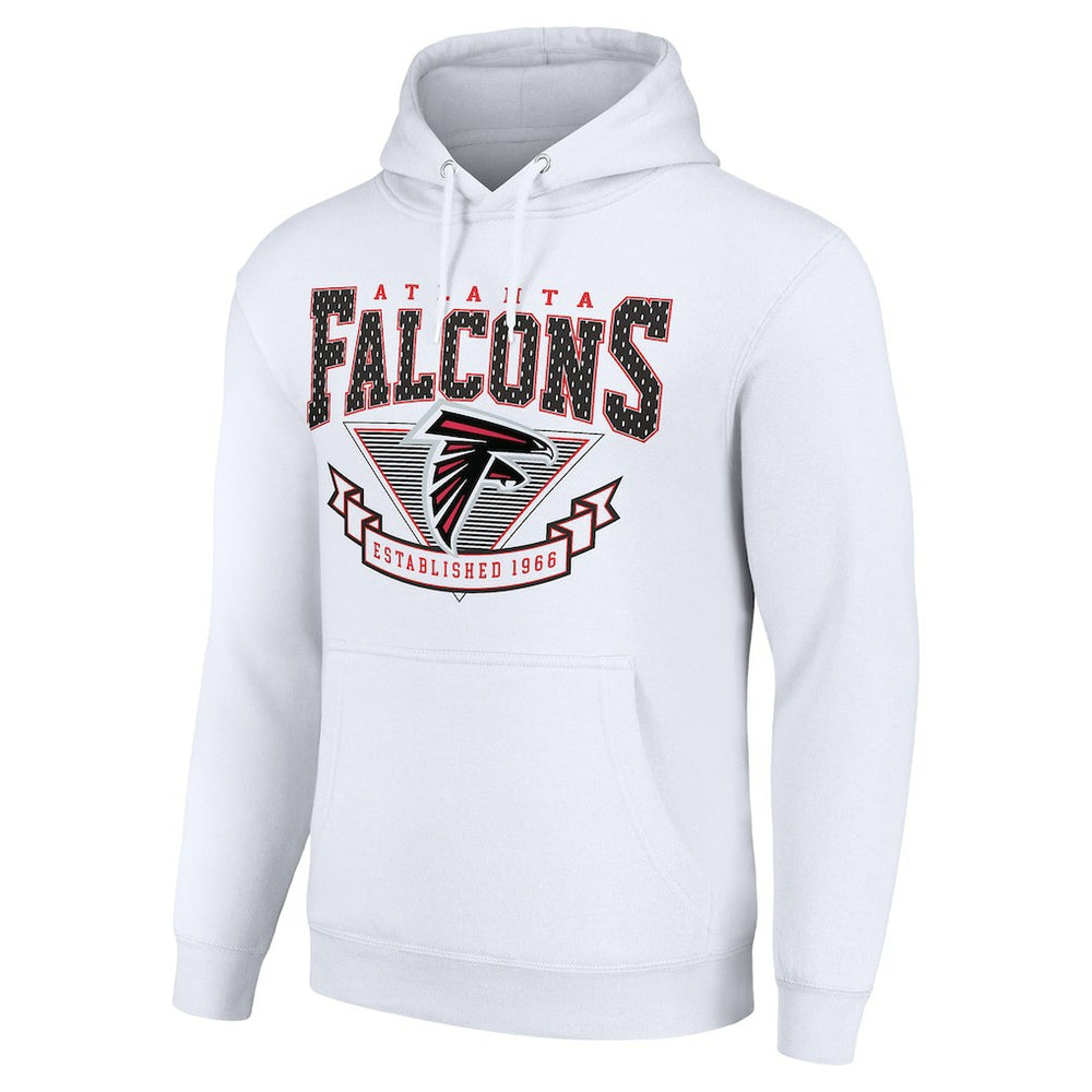 Atlanta Falcons Starter ‘80s Inspired Pullover Hoodie White | NFL