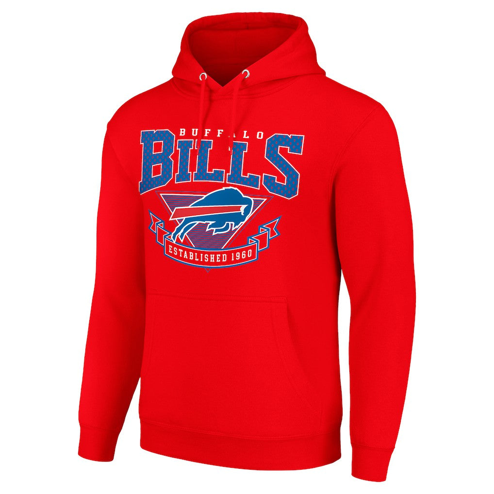 Buffalo Bills Starter ‘80s Inspired Pullover Hoodie Red | NFL