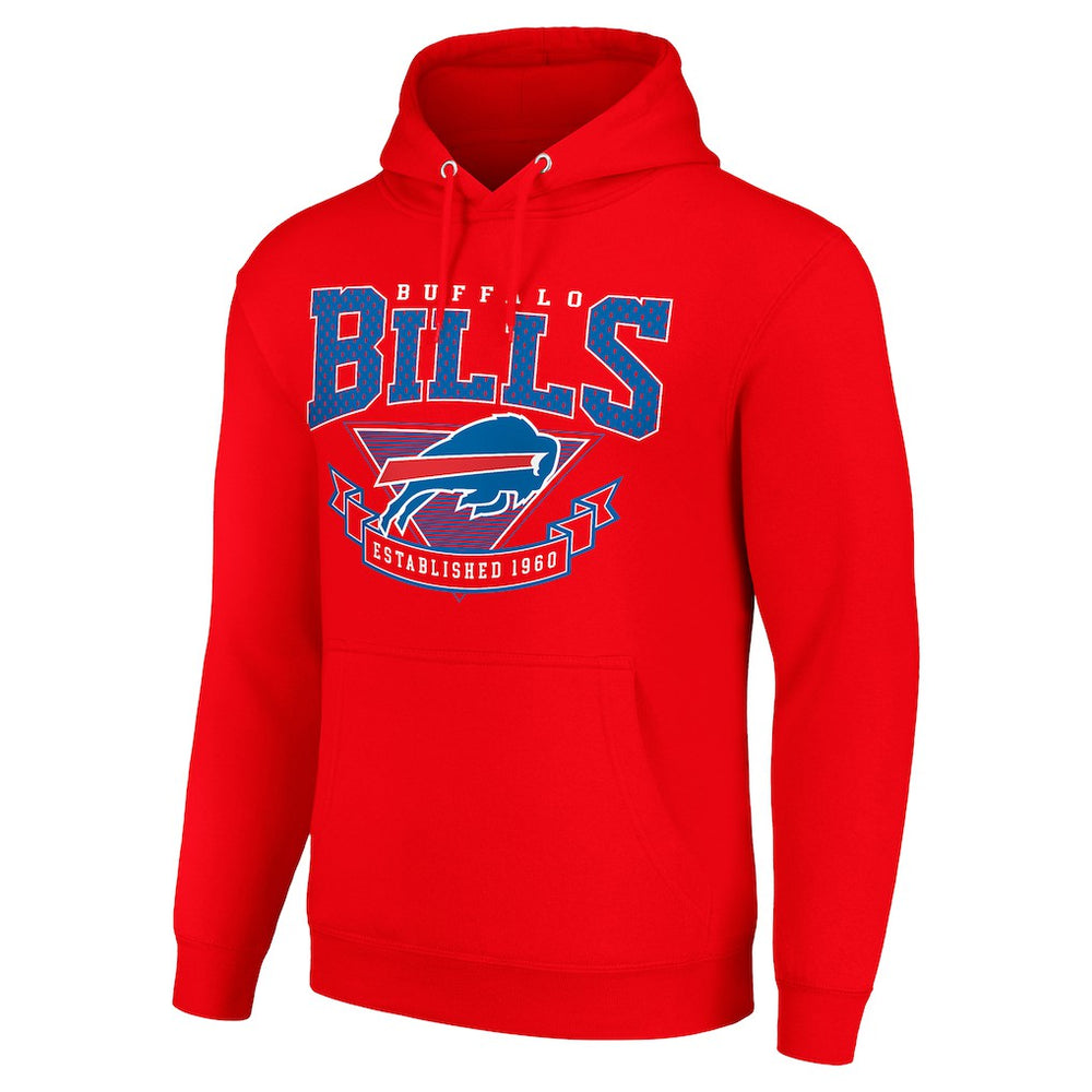 Buffalo Bills Starter ‘80s Inspired Pullover Hoodie Red | NFL