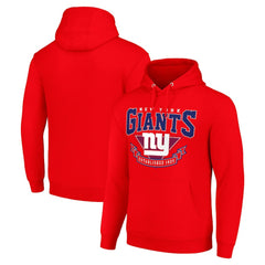 New York Giants Starter ‘80s Inspired Pullover Hoodie Red | NFL