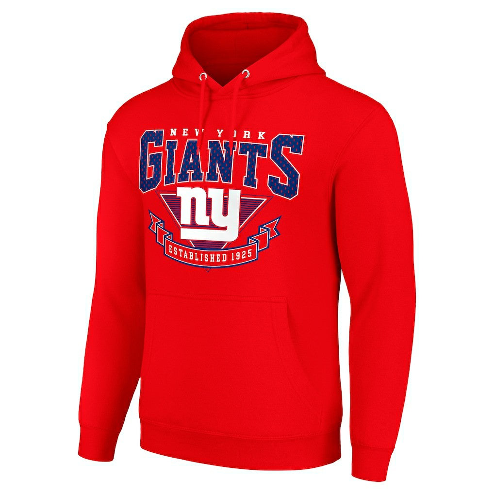 New York Giants Starter ‘80s Inspired Pullover Hoodie Red | NFL