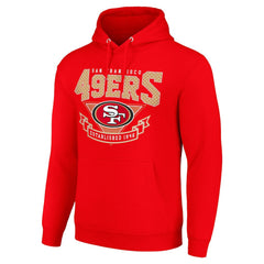 San Francisco 49ers Starter ‘80s Inspired Pullover Hoodie Scarlet | NFL