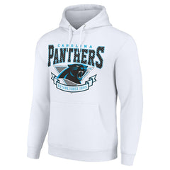 Carolina Panthers Starter ‘80s Inspired Pullover Hoodie White | NFL