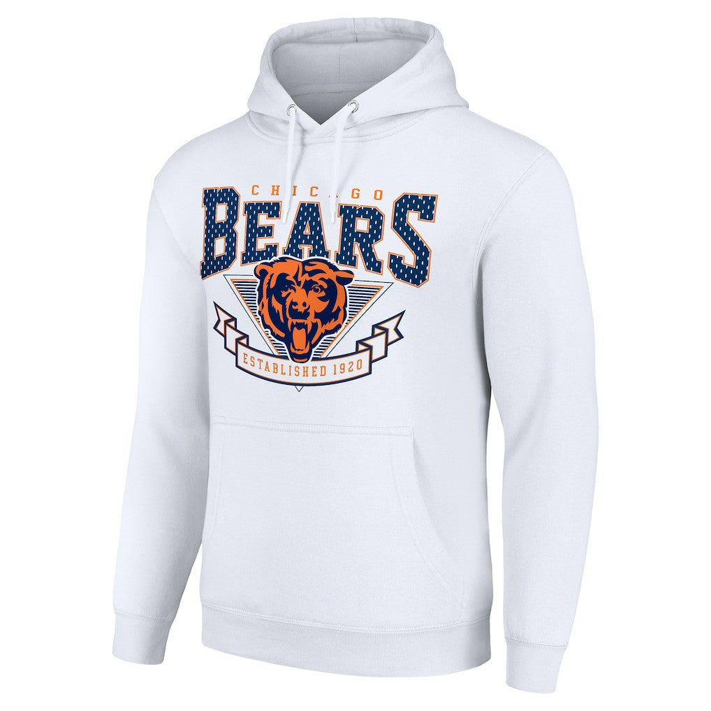 Chicago Bears Starter ‘80s Inspired Pullover Hoodie White | NFL