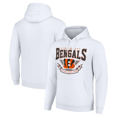 Cincinnati Bengals Starter ‘80s Inspired Pullover Hoodie White | NFL