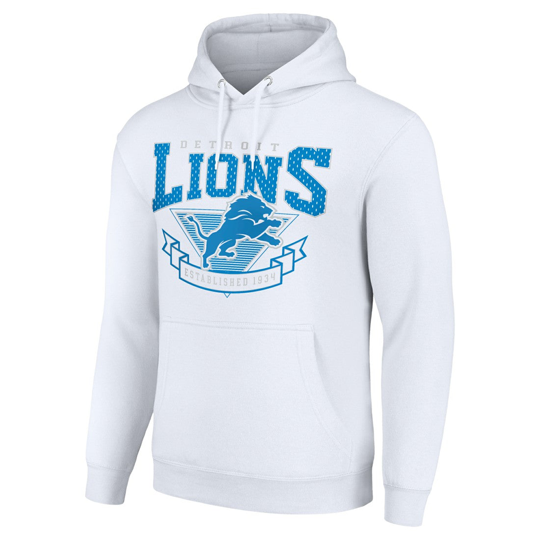 Detroit Lions Starter ‘80s Inspired Pullover Hoodie White | NFL