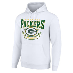 Green Bay Packers Starter ‘80s Inspired Pullover Hoodie White | NFL