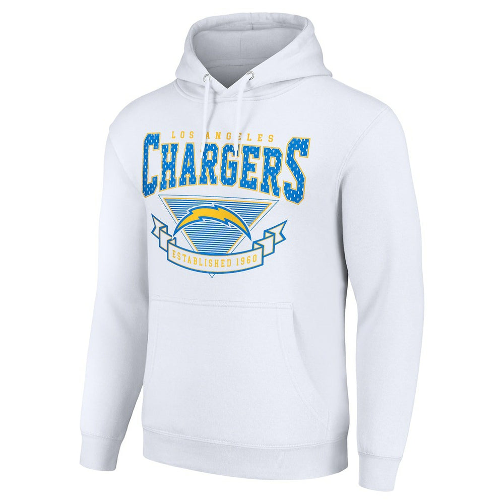 Los Angeles Chargers Starter ‘80s Inspired Pullover Hoodie White | NFL