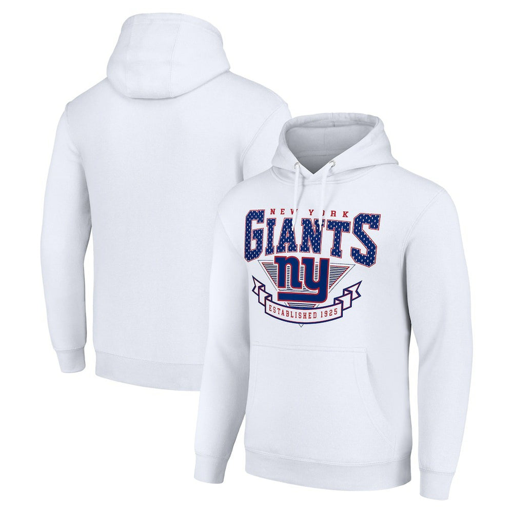 New York Giants Starter ‘80s Inspired Pullover Hoodie White | NFL