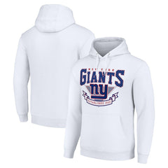 New York Giants Starter ‘80s Inspired Pullover Hoodie White | NFL