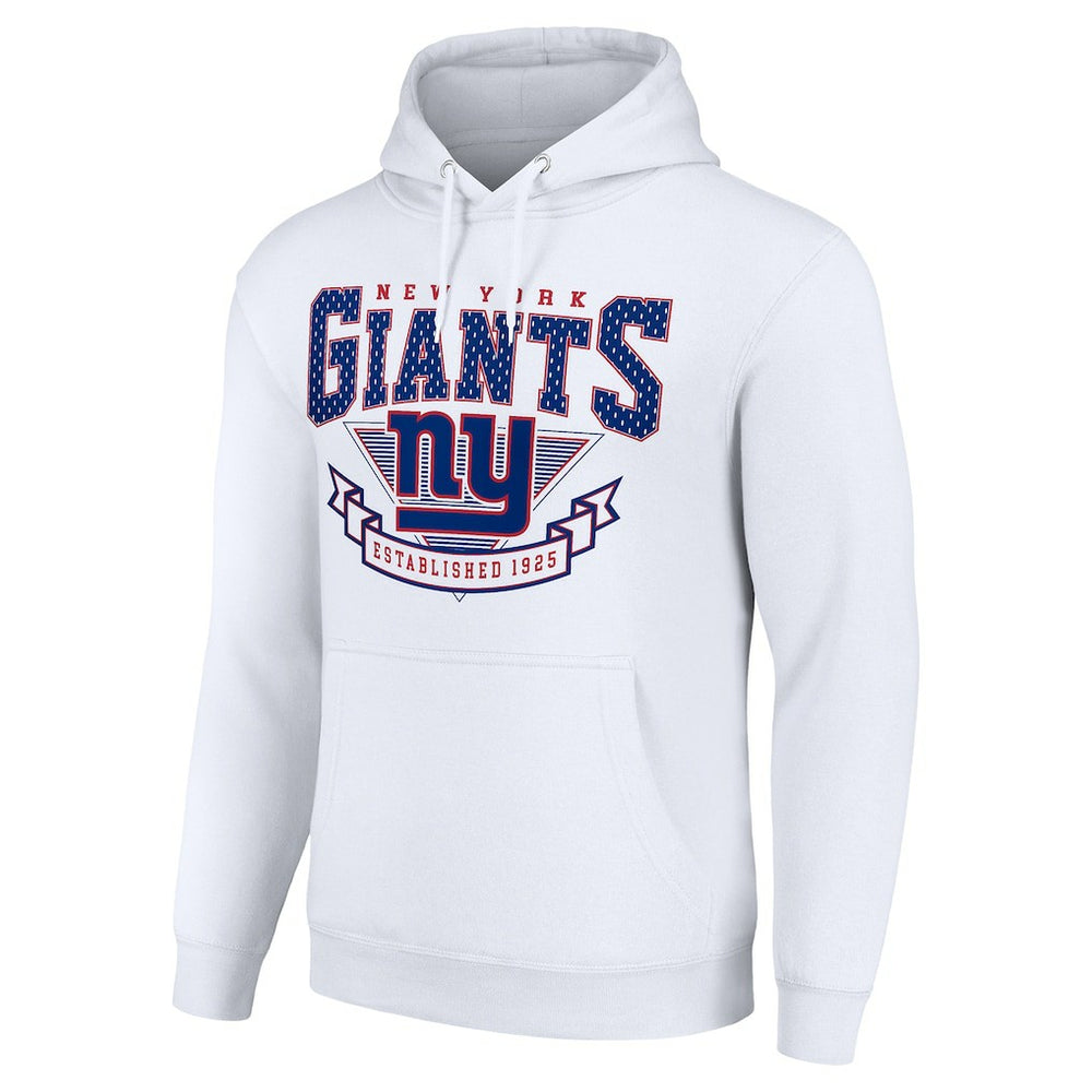 New York Giants Starter ‘80s Inspired Pullover Hoodie White | NFL