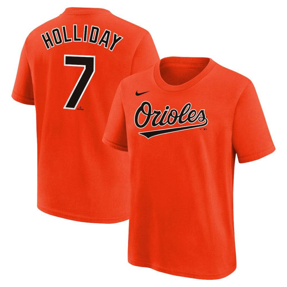 Jackson Holliday Baltimore Orioles Nike Youth Name & Number T-Shirt - MLB