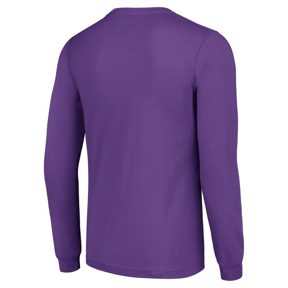 Minnesota Vikings Starter Player X Logo Graphic Long Sleeve T-Shirt Purple | NFL