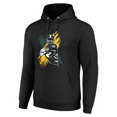 Green Bay Packers Starter Player X Fleece Pullover Hoodie Black | NFL