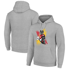Kansas City Chiefs Starter Player X Fleece Pullover Hoodie Heather Gray | NFL