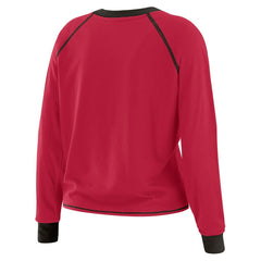 Arizona Cardinals WEAR by Erin Andrews Women's Tie-Front Long Sleeve Top Cardinal/Black | NFL