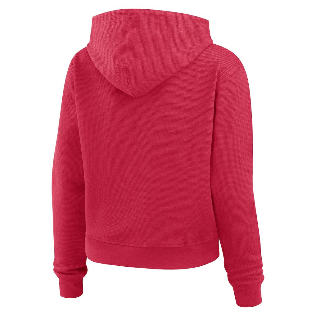 Arizona Cardinals WEAR by Erin Andrews Women's Waffle Hoodie Pullover Top Cardinal | NFL