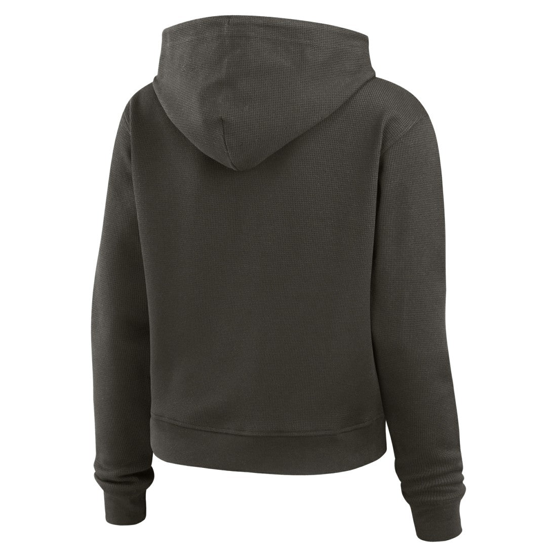 Tampa Bay Buccaneers WEAR by Erin Andrews Women's Waffle Hoodie Pullover Top Pewter | NFL