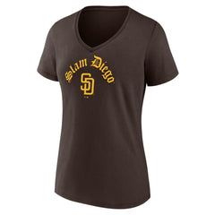 San Diego Padres Fanatics Women's Local V-Neck T-Shirt - MLB